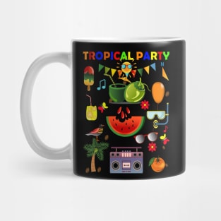 Tropical collection for summer beach party Mug